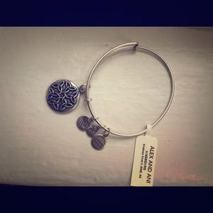 Alex and Ani bangle - endless knot charm